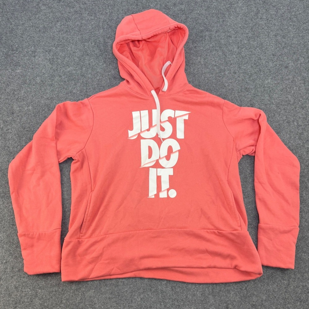 Nike Coral Pink 'Just Do It.' Hoodie